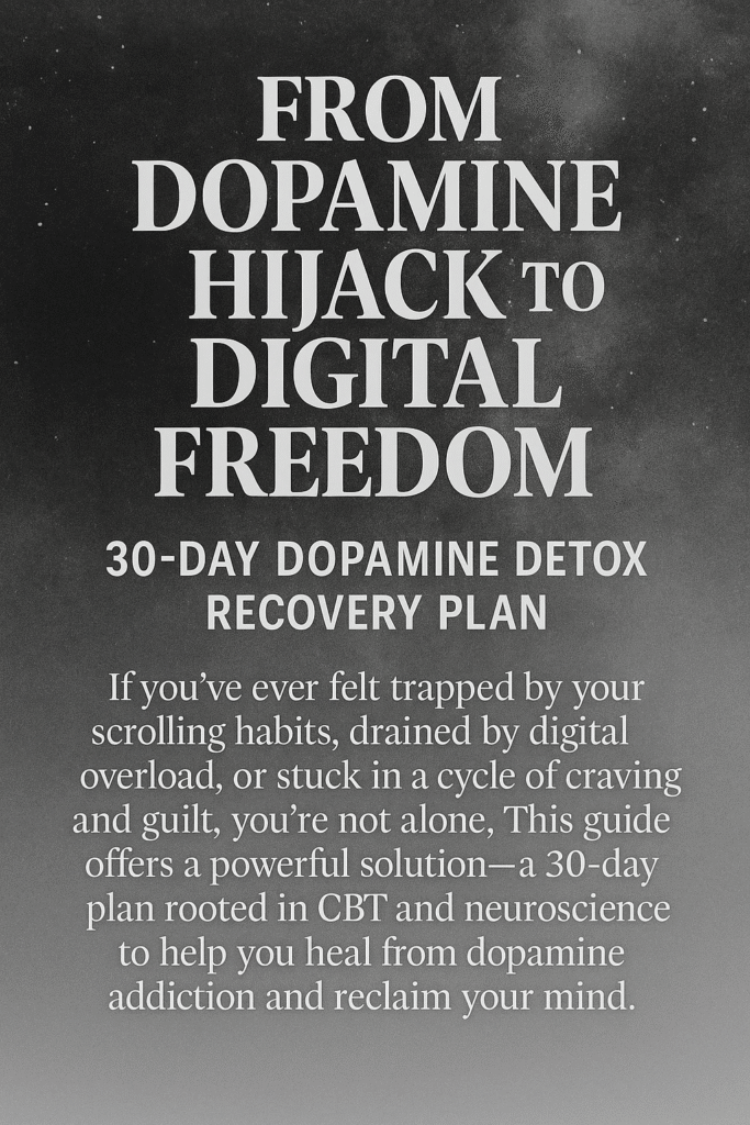 Dopamine addiction recovery digital detox plan