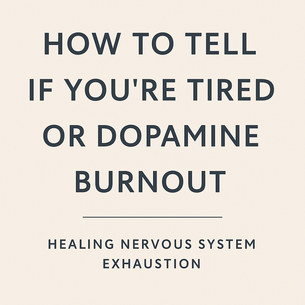 Dopamine burnout symptoms