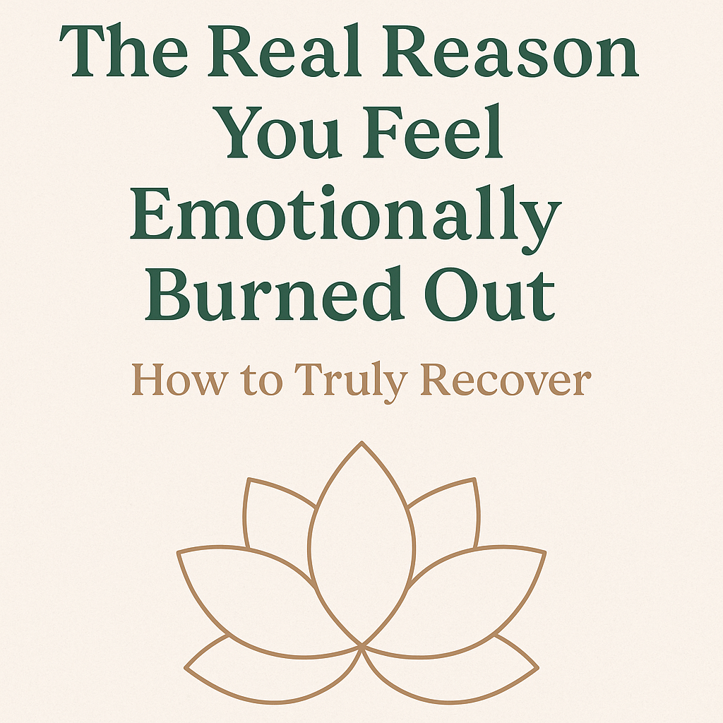 Emotionally burned out causes and healing