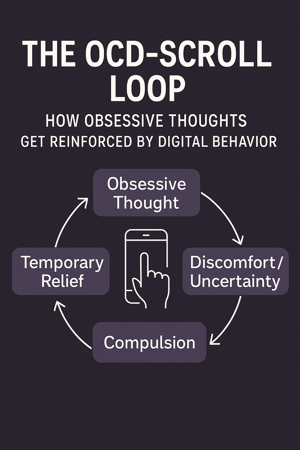 OCD scrolling loop phone anxiety
