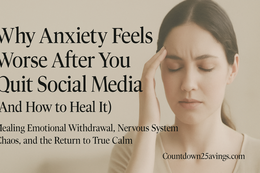 Anxiety After Quitting Social Media