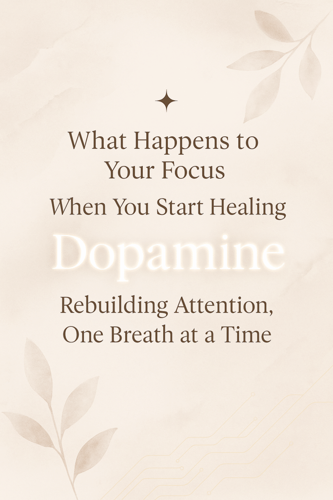 healing dopamine focus recovery journey