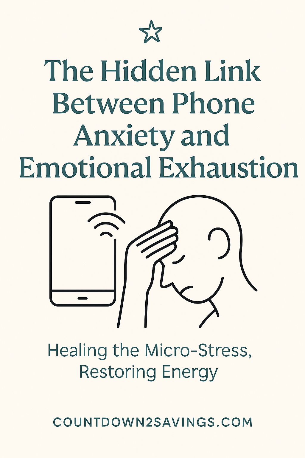 healing phone anxiety and emotional exhaustion journey