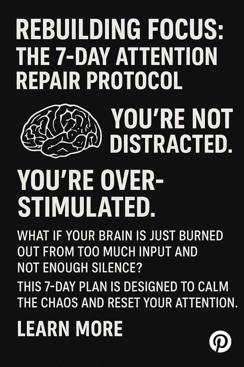 how to fix your focus brain reset plan