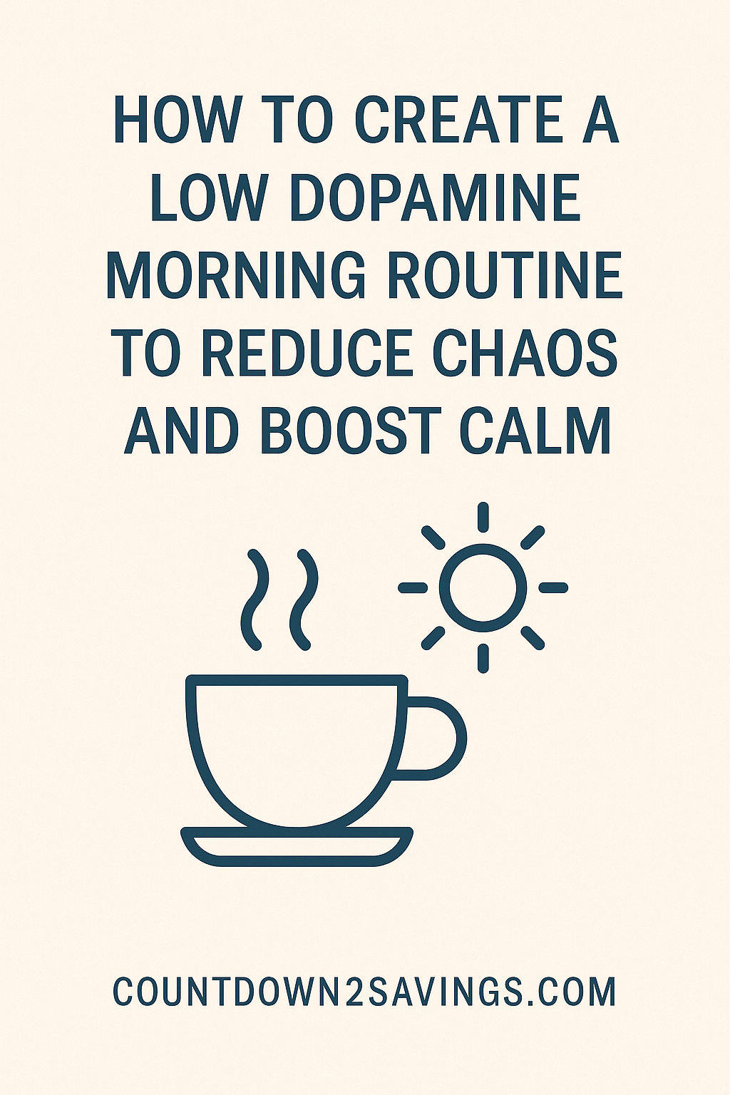 low-dopamine morning routine for ADHD and focus recovery