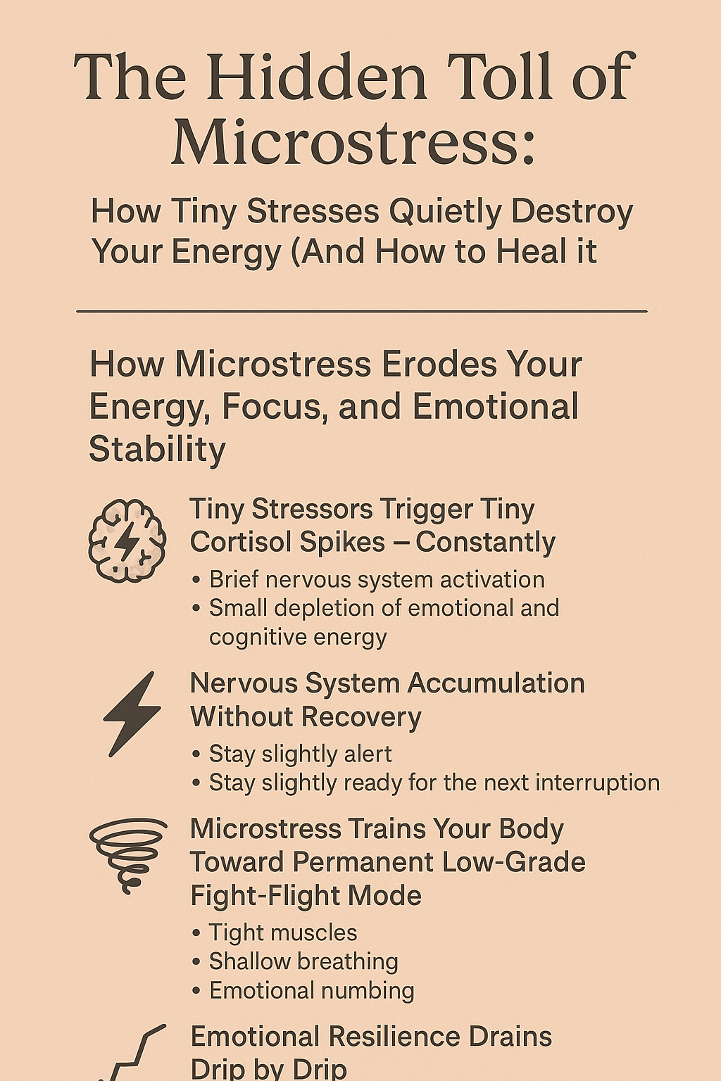 microstress effects and healing journey
