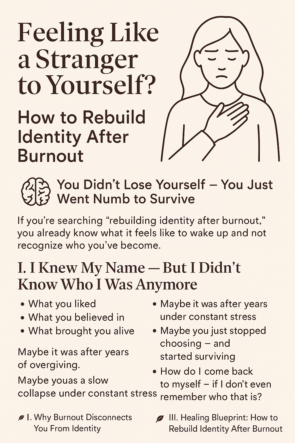 rebuilding identity after burnout