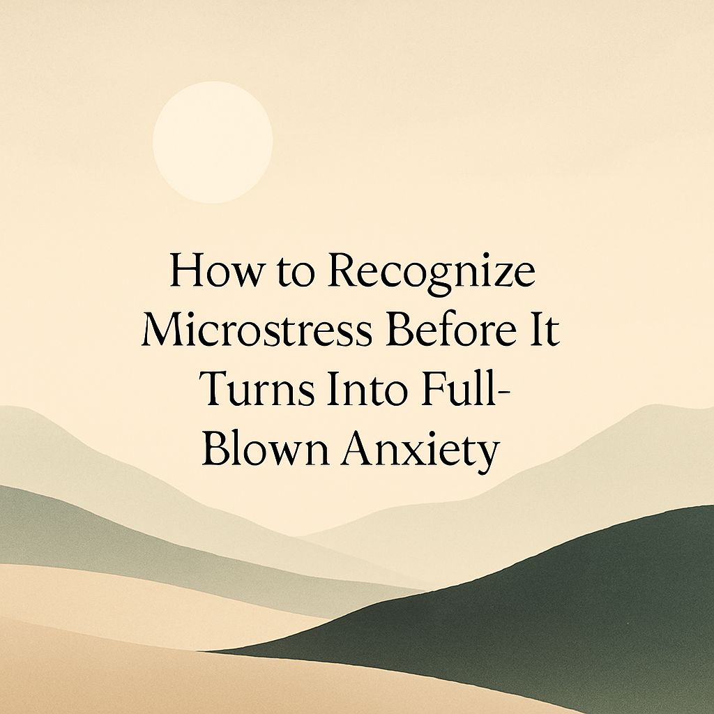 recognize microstress early signs