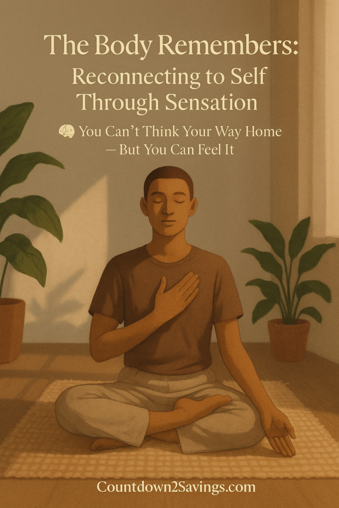 reconnecting to self through sensation healing