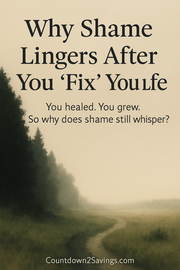 shame after healing
