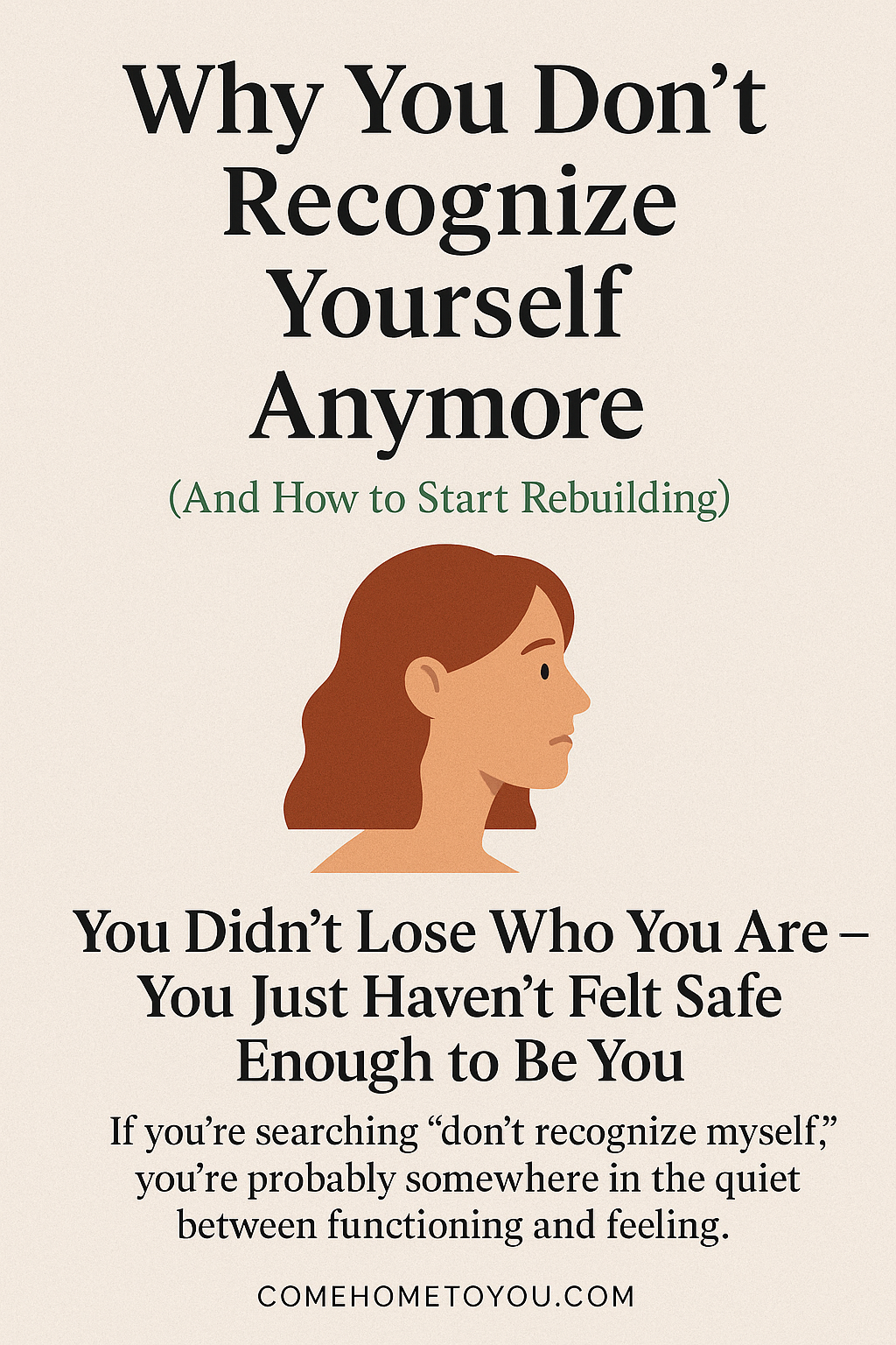don’t recognize myself emotional reconnection guide