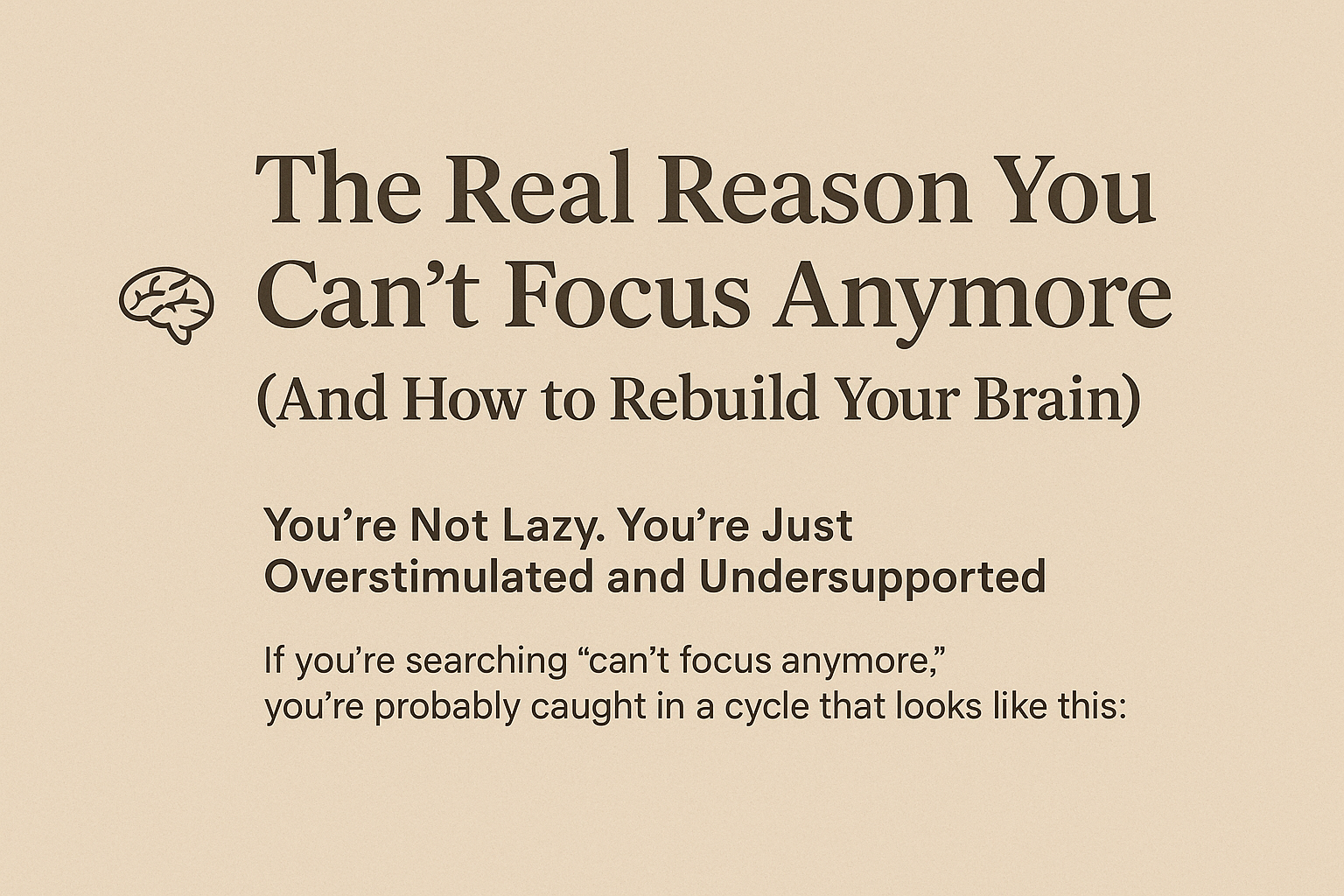 can’t focus anymore digital fatigue recovery